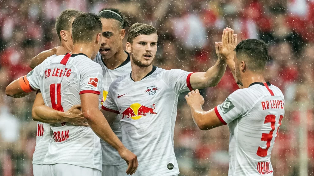 RB Leipzig werner celebration rbl