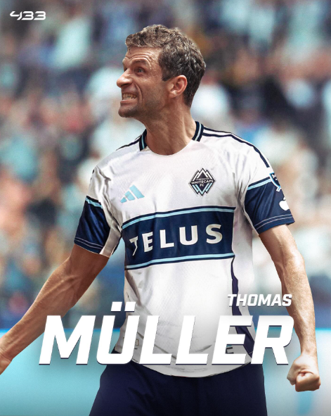 Here we go!三十五歲功勳戰將 Thomas Müller 奔赴北美,將與 Vancouver Whitecaps 簽約 1 螢幕擷取畫面 2025 07 31 131009
